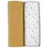 купить Аксессуар для пеленания Beaba B920393 Set 2 Museline bumbac 120x120 cm в Кишинёве 