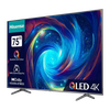 75" LED SMART TV Hisense 75E7KQ PRO, QLED, 3840x2160, VIDAA OS, Black 