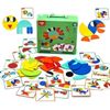 купить Головоломка Tooky Toy TF585 Jucărie din lemn Shape Game, 57306 в Кишинёве 