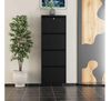 купить Полка для обуви Trendy Locking 4 Piece Metal-Black, 50x136x15cm в Кишинёве 
