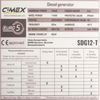 cumpără Generator Cimex SDG12-T în Chișinău 