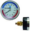 cumpără Accesoriu sisteme de încălzire Hydro S Termomanometru 0-120°C; 0-10bar, 1/2" M, cu conectare în spate (Axial) (7004415) în Chișinău 