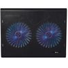 cumpără Stand pentru laptop Notebook Cooling Pad Trust Azul, up to 17.3”, 2x125 mm silent cooling fans illuminated by 4 blue LED lights, Black (stand pentru laptop /охлаждающая подставка для ноутбука) în Chișinău 