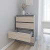 купить Комод Smartex (16037) Т1 70cm Grafit+Stejar Deschis в Кишинёве 