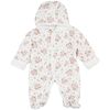 купить Детская одежда Minikin 241901762 Muslin Комбинезон с капюшоном цветы 1-3 мес (62 см) в Кишинёве 