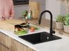 купить Мойка кухонная Primagran Riga 45 Black metallic + accesorii 500x430 MYBKM в Кишинёве 