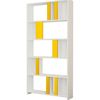 cumpără Raft de birou Trendy Lima, alb, galben 90x180x20cm, raft de carti în Chișinău 