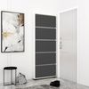 купить Полка для обуви Mobildor-Lux Leo Slim 90x16x203H cm White/Anthracite в Кишинёве 