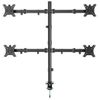 купить Аксессуар для ПК Gembird MA-D4-01 Arm for 4 monitors 13”-32” (rotate, tilt, swivel), black в Кишинёве 