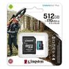 cumpără Card de memorie flash Kingston SDCG3/512GB microSD Class10 A2 UHS-I U3 (V30) în Chișinău 