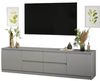 cumpără Comodă TV MebelStar NEO 4S2D 200x43x53 Grey (MBS-1266) în Chișinău 