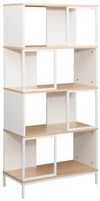 купить Офисный стеллаж Deco Loreto 5 nivele 70X30X146.5H Oak/White в Кишинёве 