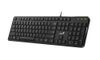 Keyboard Genius SlimStar M200, Low-profile, Chocolate Keycap,  Fn Keys, Black, USB 