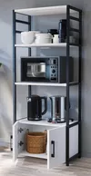 купить Этажерка Nex Home Многоярусный, для кухни, 4 ящика, 56x30x138 см, Белый (28-04-01) в Кишинёве 