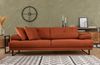 купить Диван Trendy Mustang Portocaliu 99x83x239cm, extensibila (3 locuri) в Кишинёве 