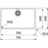 купить Мойка кухонная Franke 127.0525.285 MRX 210-70 в Кишинёве 