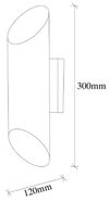 cumpără Candelabru de perete Trendy Lampa de perete Taiat-11810 8x30x12cm în Chișinău 