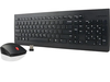 Комплект клавиатуры и мыши Lenovo 4X30M39487, беспроводной, черный 