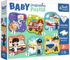 cumpără Puzzle Trefl R25E /41/42 (44001) Baby Progressive Profesii și mașini în Chișinău 
