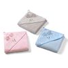 Полотенце с капюшоном Babyono Mouse Blue 100x100 см 