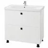 купить Шкаф под умывальник Mashtab 12090 Toledo (Sava) cu 2 sertare 800x470x850 Alb в Кишинёве 