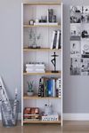 купить Стеллаж Remaks 5 Shelf Oak в Кишинёве 