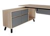 купить Офисный стол Deco Fusion + box incorporat Stinga 2000x800/1550x400 в Кишинёве 
