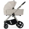купить Детская коляска DadaPrams Carucior 2in1 Flux Almond + Adaptoare в Кишинёве 