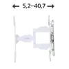 купить Крепление настенное для TV Hama 118675 Fullmotion TV Wall Bracket, 3 stars, 165 cm (65), white в Кишинёве 