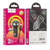 Hoco Z40 Superior dual port car charger set(Type-C) 