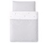 cumpără Lenjerie de pat pentru copii Veres VR 153.1.25 Бело-серая с сердечками (90x110/40x60) (3ед.) în Chișinău 