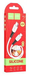 Hoco X82 Type-C to Type-C 60W silicone charging data cable 