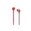 cumpără Casti cu microfon fara fir JBL Tune T125BT Red Bluetooth Wireless In-Ear Headphones, 20Hz-20kHz, 16 Ohms, 96dB, Microphone, Remote, BT5.0, 120 mAh Lithium-Ion Polymer up to 16 hours, JBLT125BTCOR (casti cu microfon fara fir JBL / беспроводные наушники с микрофоном JBL) în Chișinău 