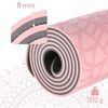 cumpără Echipament pentru yoga HMS YM10 Abisal Yoga Mat TPE (Light Pink) în Chișinău 