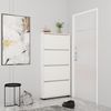 купить Полка для обуви Mobildor-Lux Leo Slim 80x16x164H cm White в Кишинёве 