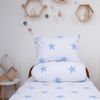 купить Домашний текстиль Relaxe Home 023431 Lenjerie de pat Soft Dreams Single 145x210cm, Stars Blue в Кишинёве 