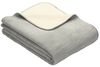 cumpără Textile de casă Ibena 2340/805 Uni Decke Double Face Dublin Grey/white în Chișinău 