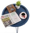 купить Журнальный столик Mobhaus Стол сервировочный Render Dark Blue в Кишинёве 