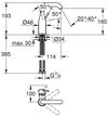 купить Смеситель для умывальника Grohe Essence lavoar M 23463001/24176001 в Кишинёве 