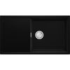 cumpără Chiuvetă bucătărie Primagran Ibiza 900-60 Black + accesorii 500x900 MI9KC în Chișinău 