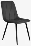 купить Комплект стол и стулья Evelin di Costacurta cтол DT-431-3R B + 4 стула YTC-080B Bluvel-14 (Dark grey) в Кишинёве 