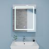 cumpără Oglindă baie Bayro Optima LED touch 600x700 правый белый în Chișinău 