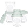 cumpără Container alimentare Kikka Boo 31304030016 Recipiente pentru depozitarea laptelui matern cu adaptor Mint, 4x180 ml în Chișinău 