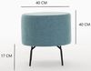 купить Пуф Trendy Tuffet Octo-Turcoaz (GTR002888) в Кишинёве 