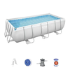 Piscină cu cadru metalic Bestway Power Steel, 6478L, Gri 