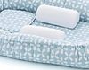 купить Гнездо для новорожденных BabyJem 419 Saltea reductor BabyNest Between parents Blue Clover в Кишинёве 