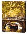 cumpără Tablou pe numere BrushMe BS52615 40x50 cm (în cutie) – Plimbare cu barca pe canale în Chișinău 