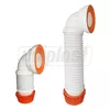 cumpără Racord WC flexibil extensibil, insertie inox cu manson D.110 L=50 cm  METLINE în Chișinău 