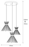 купить Освещение для помещений Trendy Kirpi-3085, 63x128x30cm в Кишинёве 