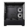 Case ATX GAMEMAX VISTA AB, w/o PSU, 0.6mm, 6x120mm ARGB fans, Dual TG, USB3.0, Type-C, Black 